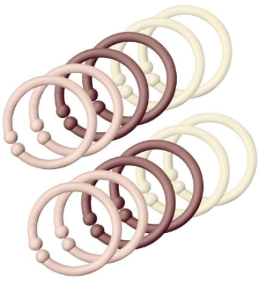 BIBS Loops 12 pack - Blush- Woodchuck - Ivory